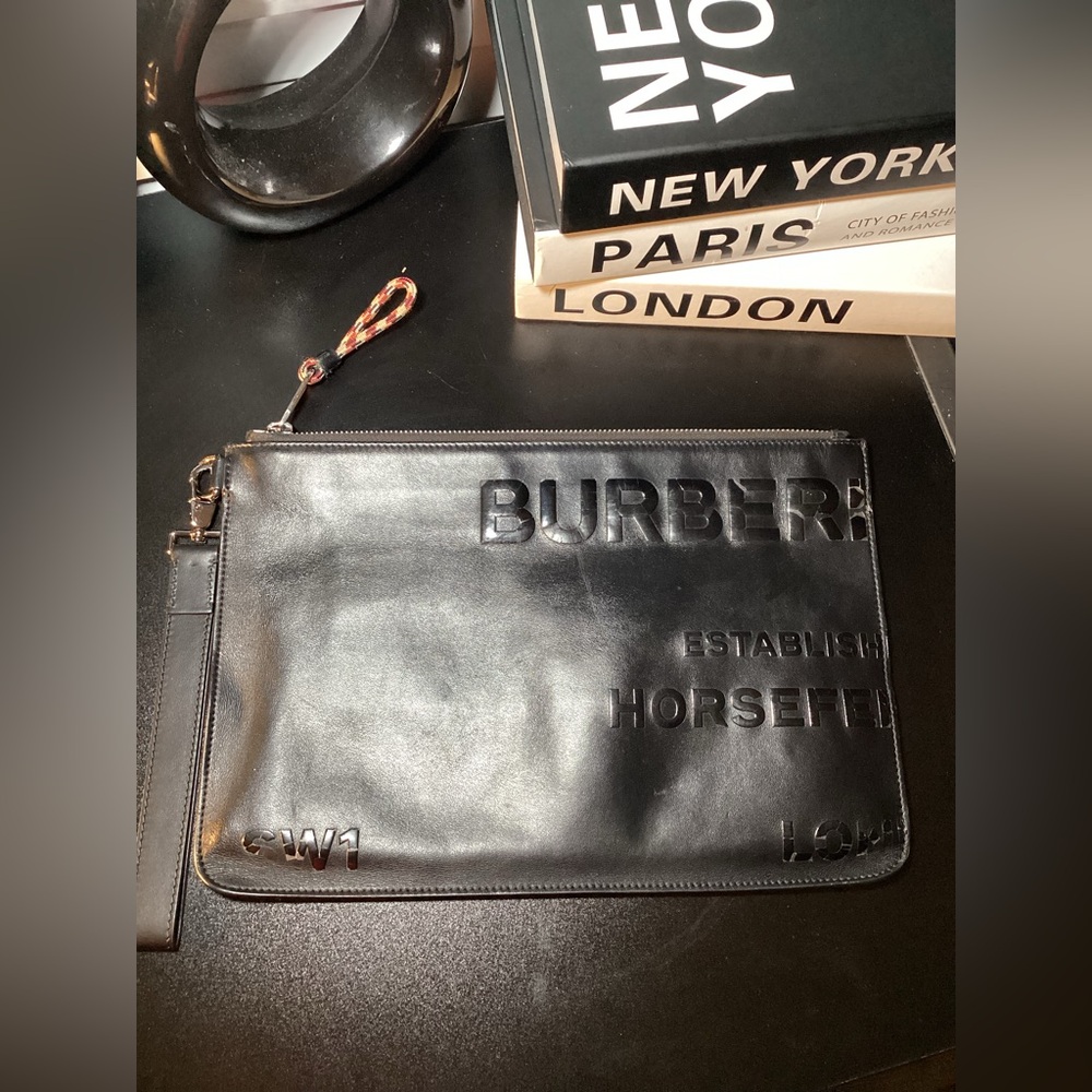 Burberry Black Wristlet/Clutch Bag